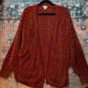 Burnt Orange Cardigan